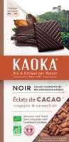 Chocolat noir bio aux éclats de cacao 100gr
