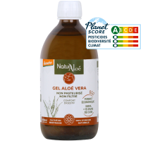 Gel d'Aloé vera Bio Non Pasteurisé - 500ml