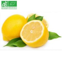 Citron jaune bio 200 gr (environ deux citrons)