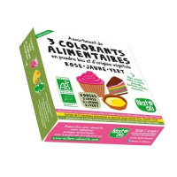 Assortiment colorants alimentaires  3x10g