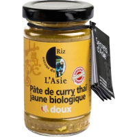 Pâte de Curry Jaune Doux bio 100gr