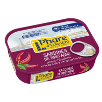 Sardines au piment d'Espelette bio 135gr