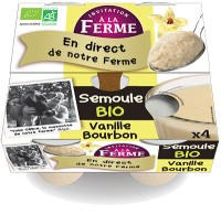 Semoule à vanille Bourbon 4 x100gr