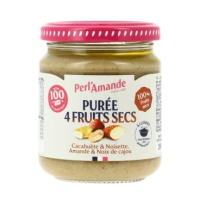 Purée crue 4 fruits secs 200gr