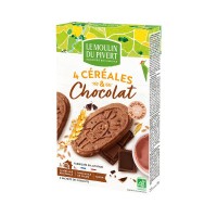 Biscuits Petit déjeuner céréales et chocolat 190gr