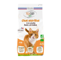 Croquette chat stérilisé à la volaille 2kg