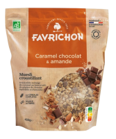 Muesli Crousti Caramel Choco Amande 450gr