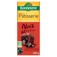 Chocolat noir pâtissier 60% cacao 200gr