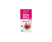 Chocolat noir framboise éclat de cacao 100g