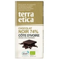 Chocolat noir bio 74% cacao Côte d'Ivoire 100gr