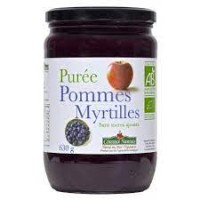 Purée Pomme Myrtille 630gr