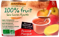 Purée Pomme mangue 4x100gr