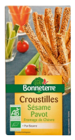 Croustilles aux graines de sésame et de pavot 100g