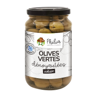 Olives vertes dénoyautées 340g
