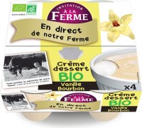 Crème dessert à la vanille x4