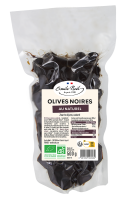 Olives noires au naturel 500gr