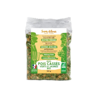 Duo pois cassés vert et jaune 500g