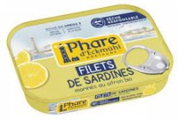 Filets de sardines marinées au citron 90gr