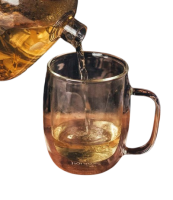 Duo de tasses transparentes 2x350ml