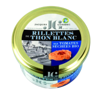 rillettes de thon blanc aux tomates séchées 90g
