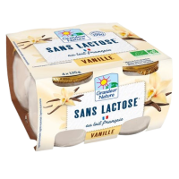 Spécialité délactosée vanille 4x125g