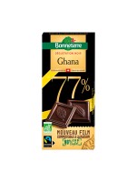 Chocolat noir bio Ghana 77% 80gr