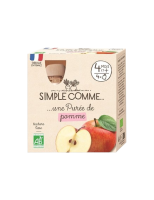 Gourde pomme 4x85g dès 4 mois