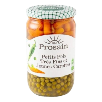 Petits pois carottes 425gr net égoutté