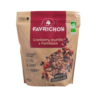 Muesli Crousti Cramberry Myrtille Framboise 450gr