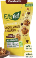 Grignotines chocolat noir et cacahuètes 120g