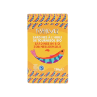 Sardines entières à l'huile de tournesol 120g