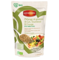 Graines lin tournesol courge moulues 200g