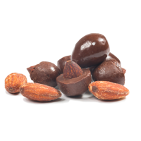 Amandes chocolat noir vrac 125 gr