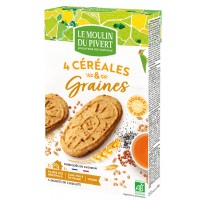 Biscuits P'tit Dèj céréales et graines 190gr