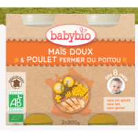 Pot Légumes Poulet Fermier 2x 200gr