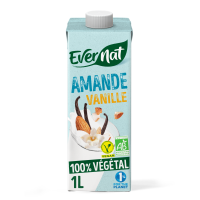 Lait d'amande à la vanille 1L