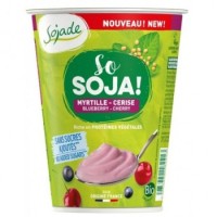 Yaourt de soja Myrtille et Cerise 400gr