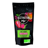 Thé vert fruits rouges équitable 100g