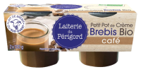 Crème brebis café 2x100g