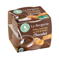 Crème renversée de Brebis au  Chocolat 2 x 110gr