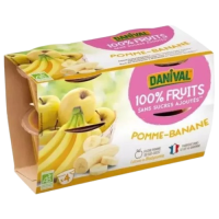 Purée Pomme banane 4x100gr