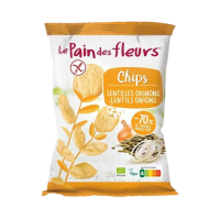 Chips lentilles et oignons 50g