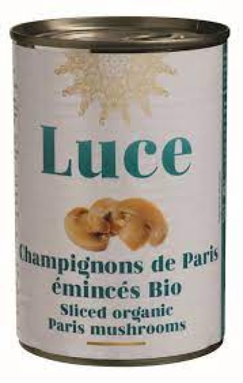 Luce -- Champignons de paris émincés bio - 3 x 200g
