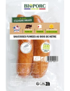 Saucisses fumées  Montbeliard x2 200gr