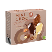Mini bâtonnets chocolat blanc, noir et amandes