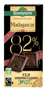 Chocolat noir pur Origine Madagascar 82%