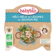 Assiette de Méli-Mélo Légumes Saumon 260g