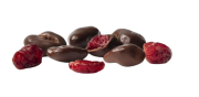 Canneberges chocolat noir vrac 125 gr