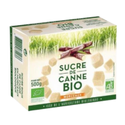 Sucre de canne roux bio en morceaux 500gr