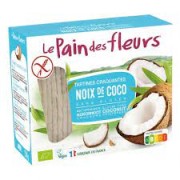 Biscottes Tartines craquantes bio Noix de coco allégées en sel 150gr